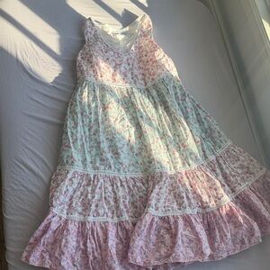 Loveshackfancy for target Dress with Lace Trim women’s size medium